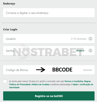 código de b?nus bet365 digite