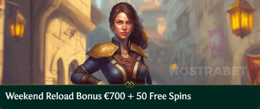 casinia weekend reload bonus