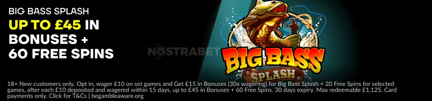 welcome bonus casino big bass parimatch